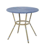 Ensemble de salle à manger d'extérieur à hauteur de comptoir 5 pièces Franco - miBasics : Tabourets de bar et table d'extérieur en aluminium, résistants à l'eau