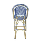 Ensemble de salle à manger d'extérieur à hauteur de comptoir 5 pièces Franco - miBasics : Tabourets de bar et table d'extérieur en aluminium, résistants à l'eau