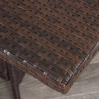 Set da pranzo da esterni in vimini Campbell da 5 pezzi con cuscini - Multimarone - Christopher Knight Home