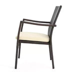 Set da pranzo da esterni in vimini Campbell da 5 pezzi con cuscini - Multimarone - Christopher Knight Home