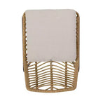 Set da pranzo da esterno Bleckley 7 pezzi in vimini - Marrone chiaro/Beige/Teak - Christopher Knight Home: Set mobili da giardino in rattan con piano tavolo in acacia