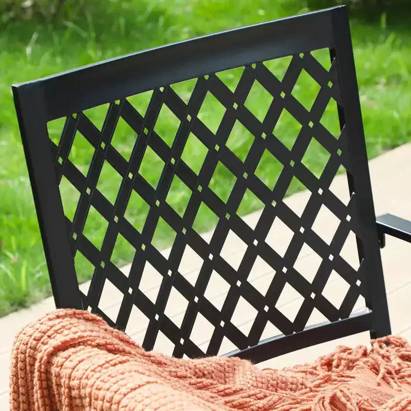 Set da pranzo da 5 pezzi con tavolo da 94 cm e 4 sedie girevoli con braccioli - Captiva Designs