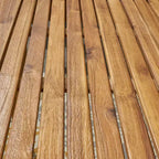 Set da pranzo espandibile Nadia 9 pezzi in legno e vimini - Naturale/Marrone/Beige - Christopher Knight Home