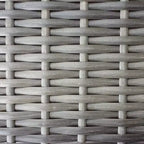 Set da pranzo da esterni Lina 7 pezzi - International Home Miami: legno di eucalipto, bulloni in acciaio galvanizzato, resistente all'acqua e ai raggi UV