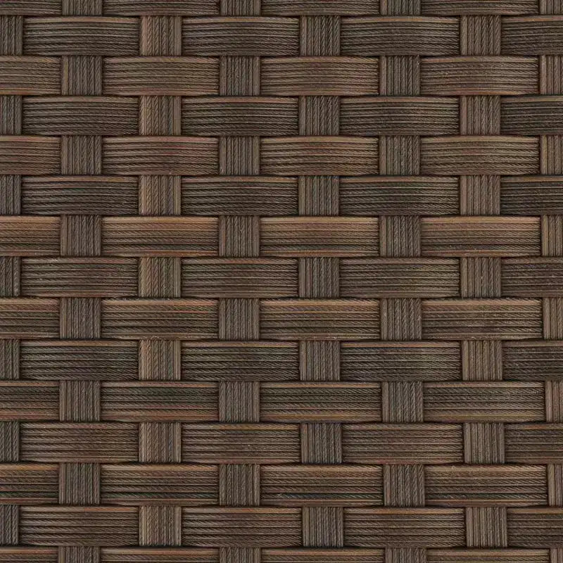 Set da pranzo ovale allungabile in legno di teak e vimini Noah 9 pezzi - International Home Miami: Resistente alle intemperie