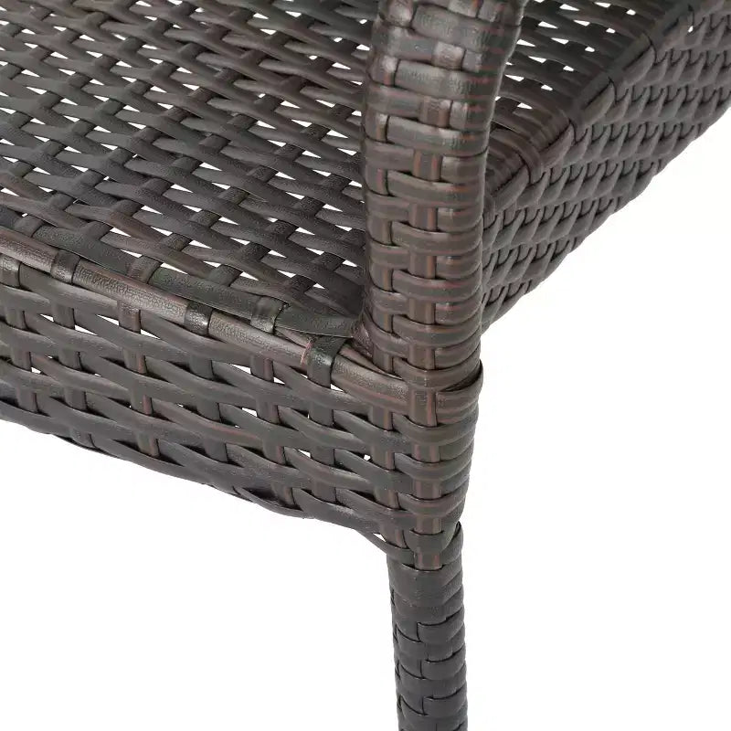 Set da pranzo 7 pezzi in vimini Neva - Marrone - Christopher Knight Home