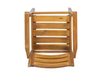 Ensemble de salle à manger rond 5 pièces en bois d'acacia Stamford Teck : Résistant aux intempéries, 4 chaises - Christopher Knight Home