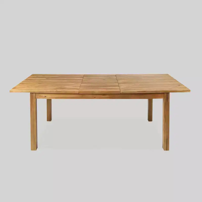Set da pranzo da esterno Oslo 9 pezzi in legno di acacia e vimini: 8 posti, include cuscini - Christopher Knight Home