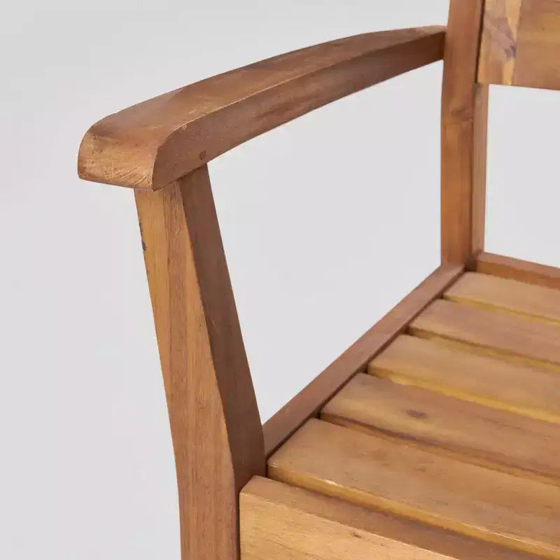Set da pranzo Balfour di Christopher Knight Home in legno di acacia 9 pz - Teak: resistente alle intemperie, 8 posti, senza cuscino
