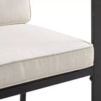 Ensemble de salle à manger d'extérieur Kaplan 7 pièces avec 6 fauteuils et table à manger avoine/bronze huilé - Crosley