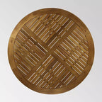 Set da pranzo rotondo Wells a 5 pezzi in legno di acacia con finitura teak - Christopher Knight Home: mobili da patio resistenti alle intemperie