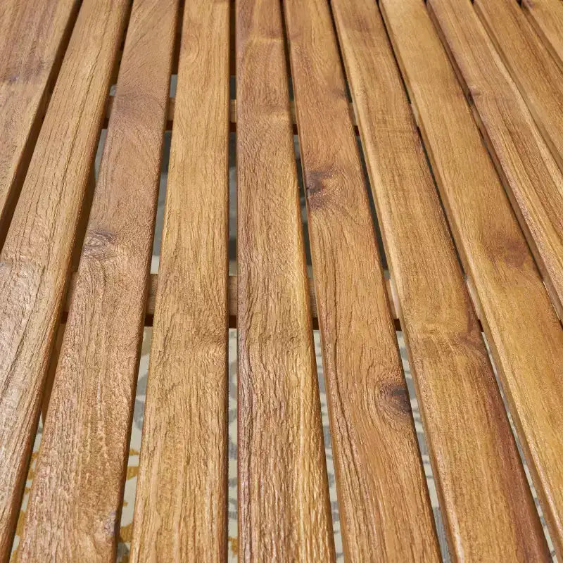 Ensemble de salle à manger extensible Davenport 9 pièces en bois et osier : structure en acacia, rotin PE – Christopher Knight Home