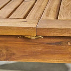 Ensemble de salle à manger extensible Davenport 9 pièces en bois et osier : structure en acacia, rotin PE – Christopher Knight Home