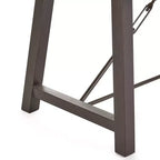 Ensemble de salle à manger 7 pièces en bois et osier Spencer - Marron - Christopher Knight Home : Résistant aux intempéries, cadre en aluminium