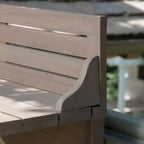 Set da bar da esterno Caraibi in 3 pezzi in legno di acacia - Grigio - Christopher Knight Home: Resistente alle intemperie, 2 sgabelli da bar, Fisso
