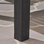Set da pranzo Elmar espandibile 7 pz in legno e vimini - grigio scuro/grigio - Christopher Knight Home