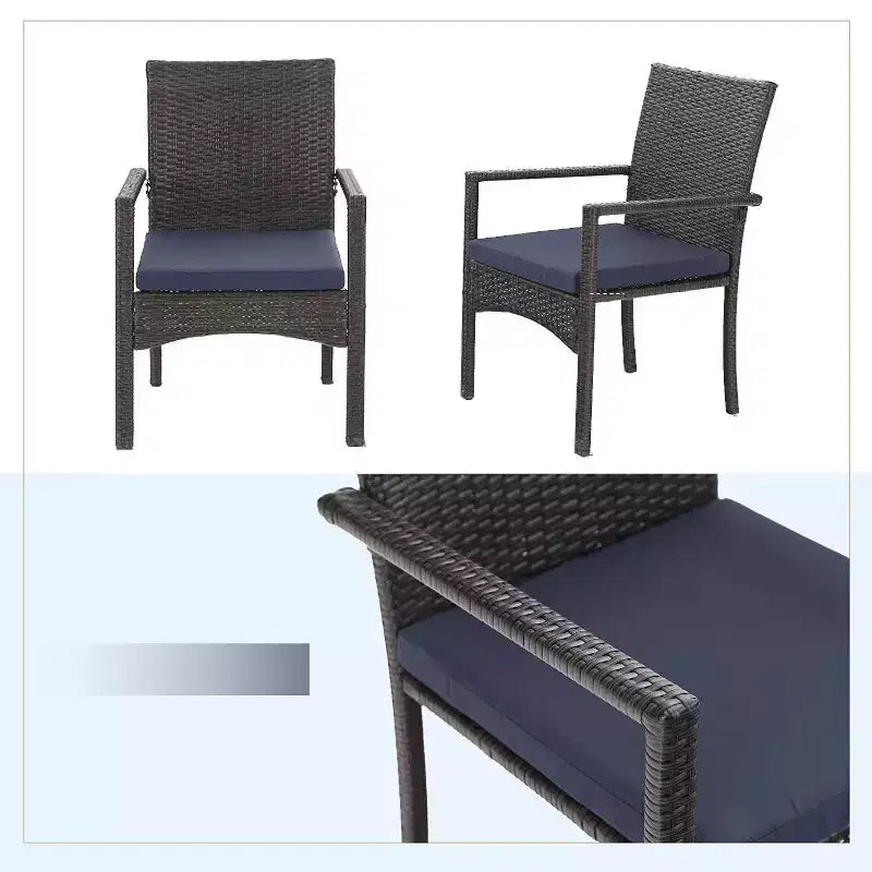 Set da pranzo da 7 pezzi con tavolo rettangolare allungabile e 6 sedie in rattan PE - Captiva Designs: Mobili da esterno resistenti alle intemperie