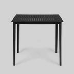 Set da bar rettangolare a 3 pezzi in legno e vimini Polaris da 45" grigio scuro - Christopher Knight Home: Struttura in acacia, resistente alle intemperie