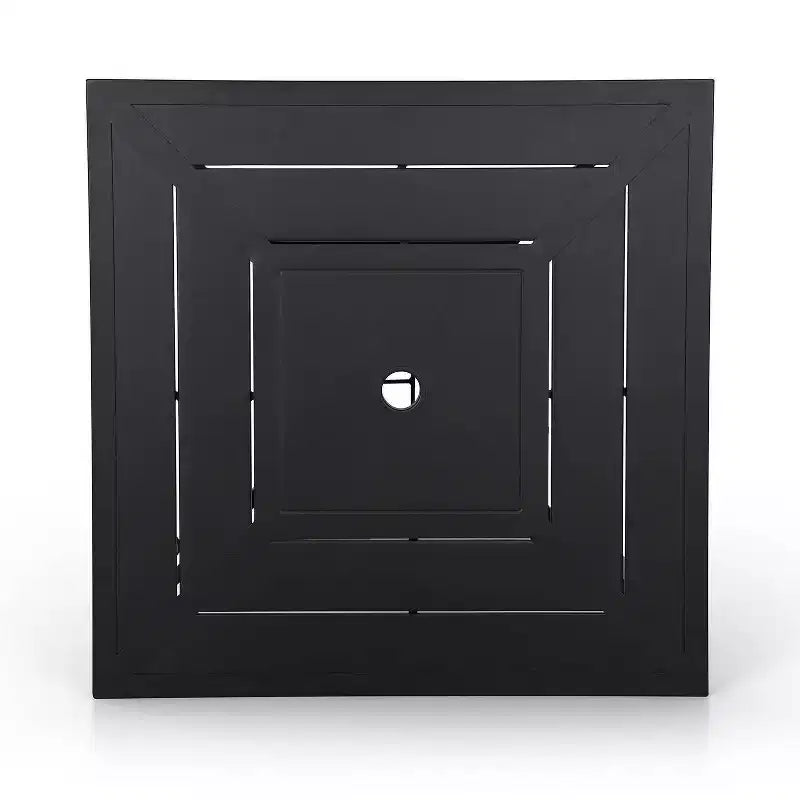 Set da esterno 3 pezzi con sgabelli girevoli e tavolo in metallo: Captiva Designs, resistente alle intemperie, resistente ai raggi UV