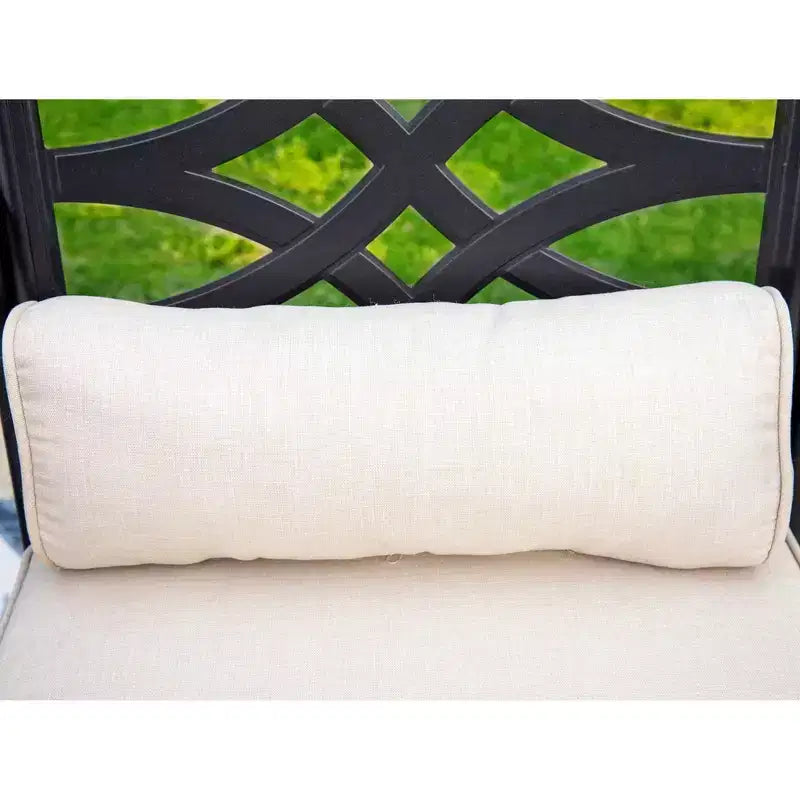 Set da esterno 3 pezzi con sgabelli girevoli e tavolo in metallo: Captiva Designs, resistente alle intemperie, resistente ai raggi UV