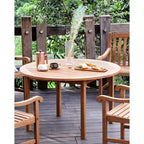 Set da pranzo da esterno Sonoma Lane Gresham 5 pezzi in legno di teak - Resistente alle intemperie