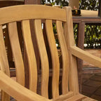 Set da pranzo da esterno Sonoma Lane Gresham 5 pezzi in legno di teak - Resistente alle intemperie