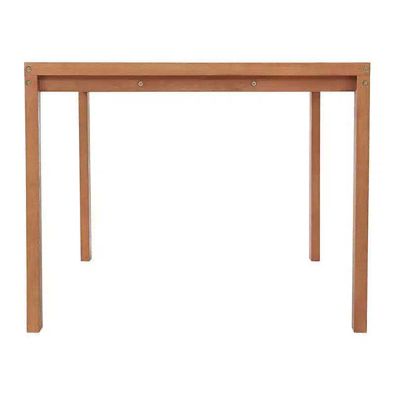 Set da pranzo da esterno Weston 7 pezzi in legno di eucalipto: Resistente alle intemperie, sedie con schienale alto - Alaterre Furniture