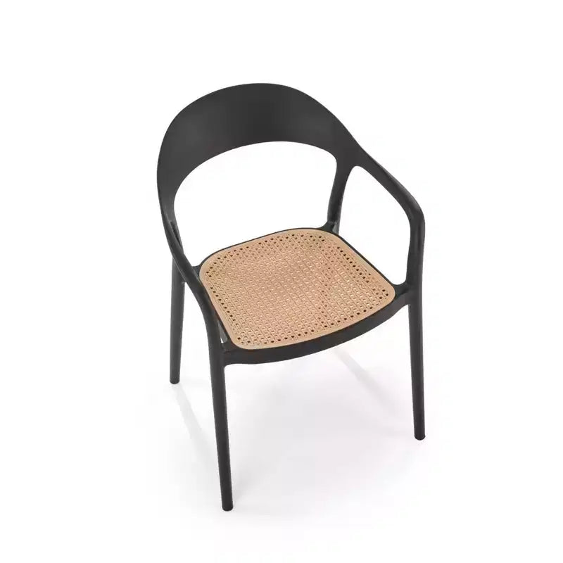 Set da pranzo da esterno ovale a 9 pezzi Amazonia Rio, nero