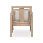 Greemotion Ensemble de 5 pièces de salle à manger/salon de jardin convertible 3-en-1 Lyon avec fauteuils, marron : table moderne en aluminium et teck, résistant aux UV
