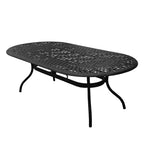 Ensemble de repas extérieur 9 pièces : Cadre et chaises en aluminium résistant aux UV - Oakland Living