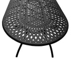 Ensemble de repas extérieur 9 pièces : Cadre et chaises en aluminium résistant aux UV - Oakland Living