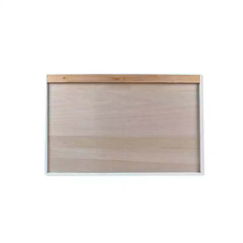 Bureau mural escamotable Murphy 91 x 61 cm Blanc - Prinz : Montage mural moderne, étagère de rangement ouverte, fabrication en MDF