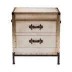 Baule Tavolino in Tela Laura Vintage