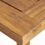 Christopher Knight Home Marley Ensemble de salle à manger moderne 7 pièces en bois d'acacia et polypropylène, teck/noir