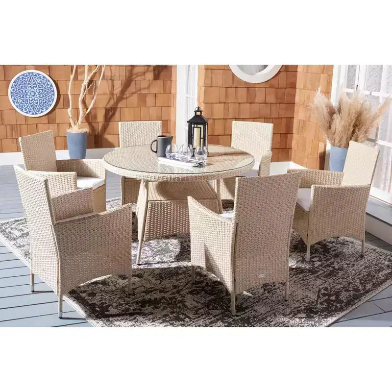 Ensemble de salle à manger Challe - Intérieur/Extérieur - PAT7702 - Safavieh