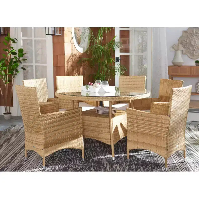Ensemble de salle à manger Challe - Intérieur/Extérieur - PAT7702 - Safavieh