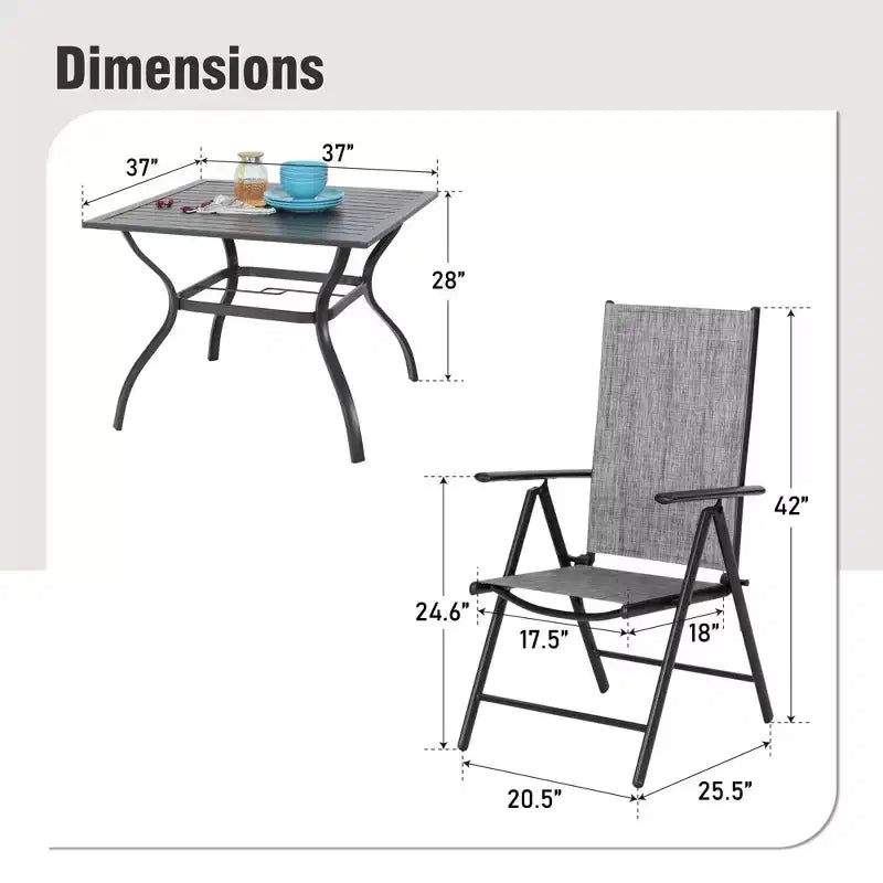 Sedie in acciaio con schienale floreale per esterni Captiva Designs, con spessa imbottitura per seduta e schienale