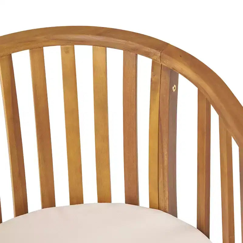 Christopher Knight Home Tamaron Ensemble de salle à manger d'extérieur extensible 7 pièces en bois d'acacia avec coussins, teck et crème