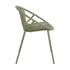 Christopher Knight Home Pablo set da pranzo moderno da 7 pezzi da esterno con sedia impilabile