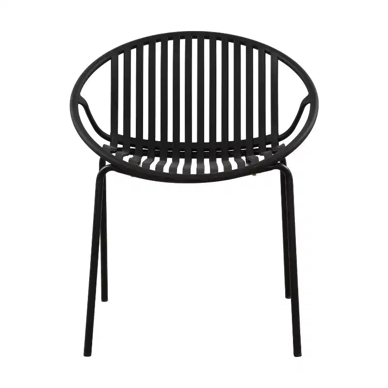 Christopher Knight Home Pablo set da pranzo moderno da 7 pezzi da esterno con sedia impilabile