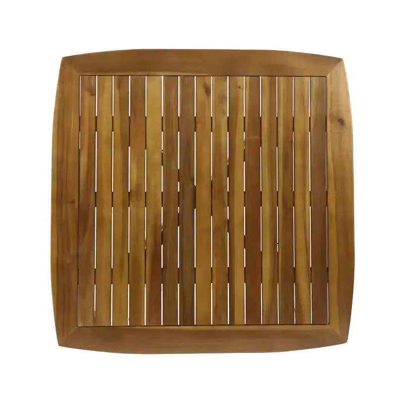 Christopher Knight Home Montserrat Set da Pranzo da Esterno a 5 Pezzi in Legno di Acacia e Vimini con Cuscini, Teak/Multimarrone