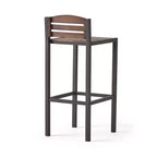 GDFStudio Darnel Set Bar da Esterno a 3 Pezzi in Legno di Acacia, Marrone Scuro