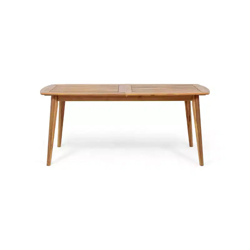 Ensemble de salle à manger extensible 9 pièces en bois d'acacia d'extérieur Stamford de Christopher Knight Home