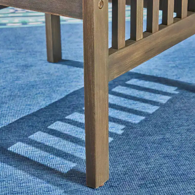 Christopher Knight Home Maura, set da pranzo da 5 pezzi in legno di acacia per esterni con cuscino resistente all'acqua
