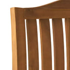 Christopher Knight Home Kittama, Set da pranzo da 7 pezzi da esterno in legno di acacia e metallo rustico con cuscino, teak e crema