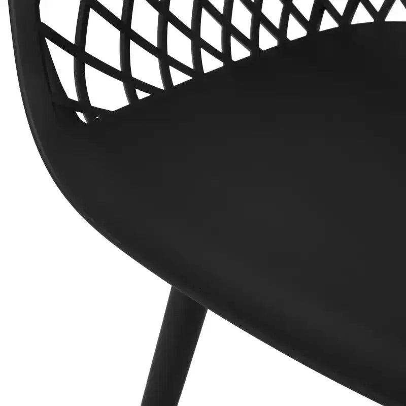 Christopher Knight Home Renata Set da Pranzo da Esterno a 7 Pezzi in Legno di Acacia e Resina con Tavolo da Pranzo da 70.25", Nero/Teak
