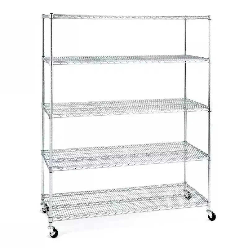 Scaffale a 5 ripiani in filo d'acciaio UltraDurable 60 x 24