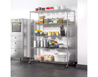 Scaffale a 5 ripiani in filo d'acciaio UltraDurable 60 x 24