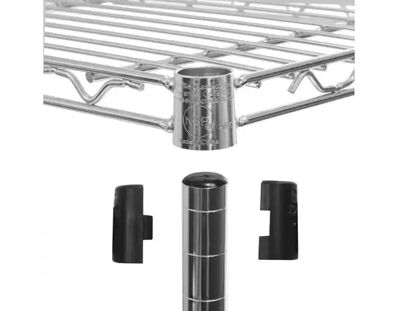 Scaffale a 5 ripiani in filo d'acciaio UltraDurable 60 x 24