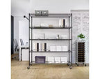 Scaffale a 5 ripiani in filo d'acciaio UltraDurable 60 x 24